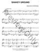 Shakey Ground piano sheet music cover